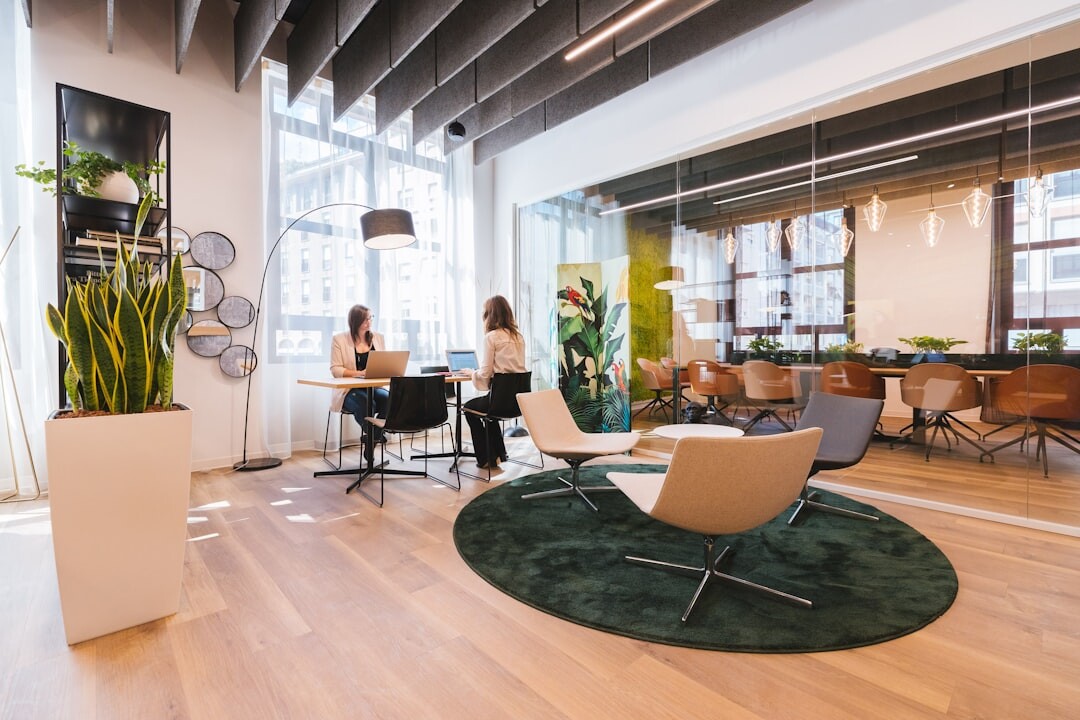 modern office workspace